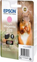 Epson inktcartridge 378, 360 pagina&apos;s, OEM C13T37864010, licht magenta