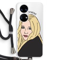 Mary Kate: Huawei P50 Transparant Hoesje met koord