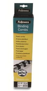 Bindrug Fellowes 12mm 21rings A4 zwart 100stuks