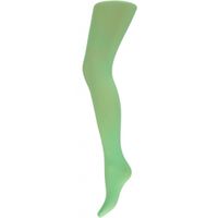 Fluor groene dames panty 60 denier - thumbnail