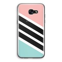 Strepen pastel: Samsung Galaxy A5 (2017) Transparant Hoesje