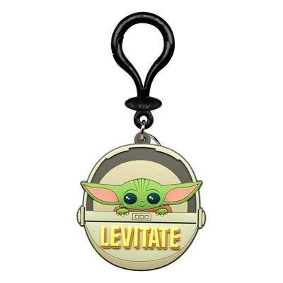 Star Wars Soft Touch PVC Bag Clip Baby Yoda Levitate