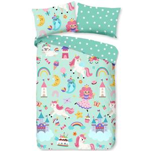 Goodmorning Peuter Dekbedovertrek Magic Mint-Junior (120 x 150 cm)