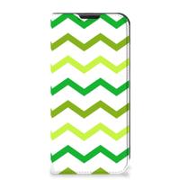 Samsung Galaxy Xcover 6 Pro | Hoesje met Magneet | Zigzag Groen