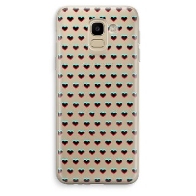 Hartjes: Samsung Galaxy J6 (2018) Transparant Hoesje