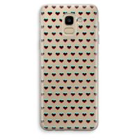 Hartjes: Samsung Galaxy J6 (2018) Transparant Hoesje