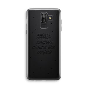 Confetti: Samsung Galaxy J8 (2018) Transparant Hoesje