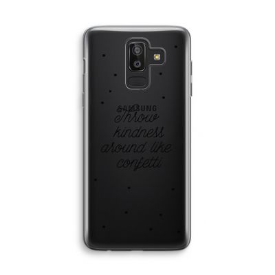 Confetti: Samsung Galaxy J8 (2018) Transparant Hoesje