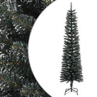 VidaXL Kunstkerstboom met standaard smal 180 cm pvc groen