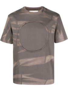 JiyongKim t-shirt à effet délavé - Gris