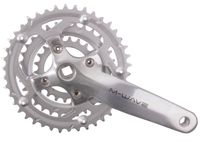 M-Wave crankset 22/32/42t 170mm 7-8 speed zilver M-Wave crankset 22/32/42t 170mm 7-8 speed zilver