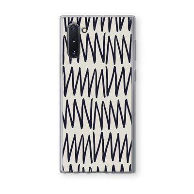 Marrakech Zigzag: Samsung Galaxy Note 10 Transparant Hoesje