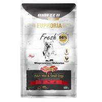 EUPHORIA Fresh Adult Pork with beef XS/S - droog hondenvoer - 500g EUPHORIA Fresh Adult Pork with beef XS/S - droog hondenvoer - 500g