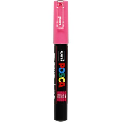 Uni-Posca Posca marker, afm pc-1m, lijndikte 0,7 mm, extra-fijn, roze, 1 stuk