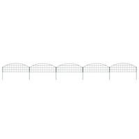 VidaXL Schuttingset gebogen 77,3x26 cm groen