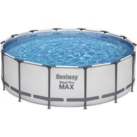 Bestway Steel Pro MAX Rond Bovengronds Zwembadset 4,27 m x 1,22 m - thumbnail