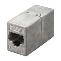 Goobay NET Modulair koppelstuk - CAT6 - RJ45 - keystone - voor internetkabels - ethernet kabel - CAT kabel