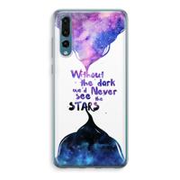 Stars quote: Huawei P20 Pro Transparant Hoesje - thumbnail