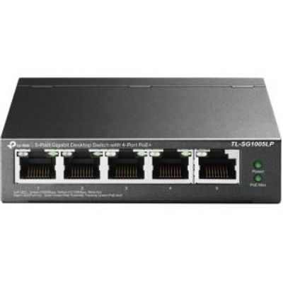 TP-LINK TL-SG1005LP Unmanaged PoE Zwart