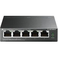 TP-LINK TL-SG1005LP netwerk-switch Unmanaged Gigabit Ethernet (10/100/1000) Power over Ethernet (PoE) Zwart - thumbnail