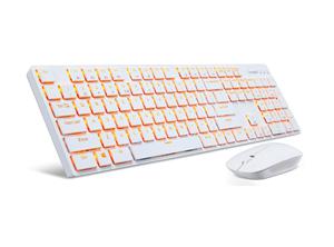 Acer GP.ACC11.013 toetsenbord Inclusief muis Bluetooth QWERTY Amerikaans Engels Wit