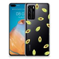 Huawei P40 | Siliconen Case | Avocado