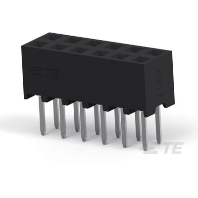 TE Connectivity 1-2314822-4 Female header, inbouw (standaard) Inhoud: 1 stuk(s) Tube