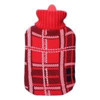Warmwaterkruik EDM 76773 Rood Schots Wol 2 L Plastic
