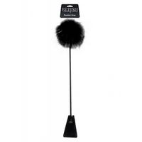 Limited Edition Feather Crop Zweep - Zwart