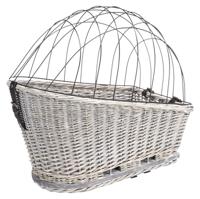 TRIXIE FIETSMAND BAGAGEDRAGER MET ROOSTER GRIJS 55X35X49 CM TRIXIE FIETSMAND BAGAGEDRAGER MET ROOSTER GRIJS 55X35X49 CM
