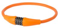 M-Wave Kabelcijferslot Silicon 900 x 12mm oranje