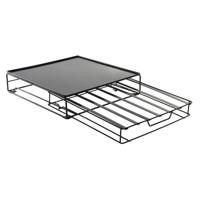 Koffiecapsule organizer DKD Home Decor 28,7 x 32 x 7 cm Zwart Metaal