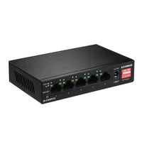 Edimax ES-5104PH V2 netwerk-switch Fast Ethernet (10/100) Power over Ethernet (PoE) Zwart - thumbnail