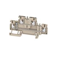 Weidmüller 2469400000 Doorgangsklem 2-etages 3.50 mm Spanveer Beige 50 stuk(s)