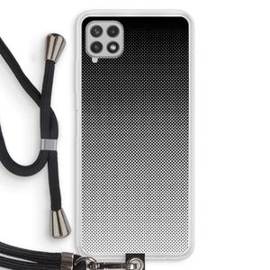 Musketon Halftone: Samsung Galaxy A22 4G Transparant Hoesje met koord
