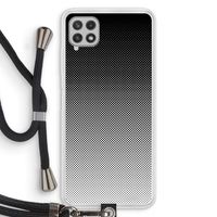 Musketon Halftone: Samsung Galaxy A22 4G Transparant Hoesje met koord