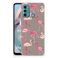 Motorola Moto G60 TPU Hoesje Flamingo