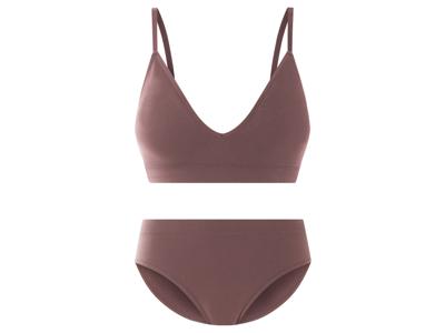 esmara Dames ondergoedset (Aubergine, S (36/38))