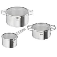 Tefal Nordica 3-delige set (steelpan 16 cm, kookpan 20/24 cm) - inductie - thumbnail