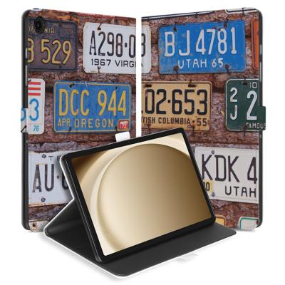Book Case Hoesje met Standaard Kentekenplaten Samsung Galaxy Tab A11 Plus