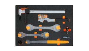Beta Mm401-Zachte Inlegbak Met 7 Gereedschap - 024580401