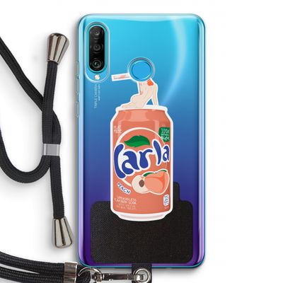 S(peach)less: Huawei P30 Lite Transparant Hoesje met koord