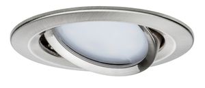 Paulmann 93877 Coin Slim LED-inbouwlamp LED LED vast ingebouwd 6 W IJzer (geborsteld)