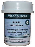 Vitazouten Nr. 6 Kalium Sulfuricum 120st - thumbnail