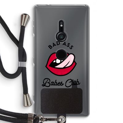 Badass Babes Club: Sony Xperia XZ2 Transparant Hoesje met koord