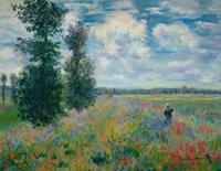 Kunstdruk Claude Monet - Les Coquelicots 90x70cm