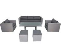 Fonteyn | Loungeset met Hoge Tafel Salou | Dark Grey - thumbnail