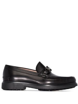 Ferragamo mocassins Ready à plaque Gancini - Noir