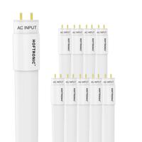 10x LED TL Buis 60cm - T8 G13 Fitting - 9W 1170 lumen (130lm/W) - 3000K warm wit - Flikkervrij - Vervangt 25 Watt (25W/830) - Incl. Starter