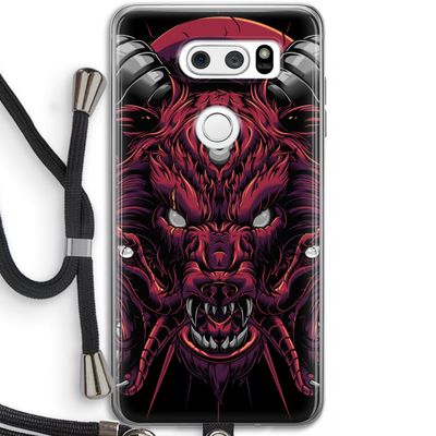 Hell Hound and Serpents: LG V30 Transparant Hoesje met koord